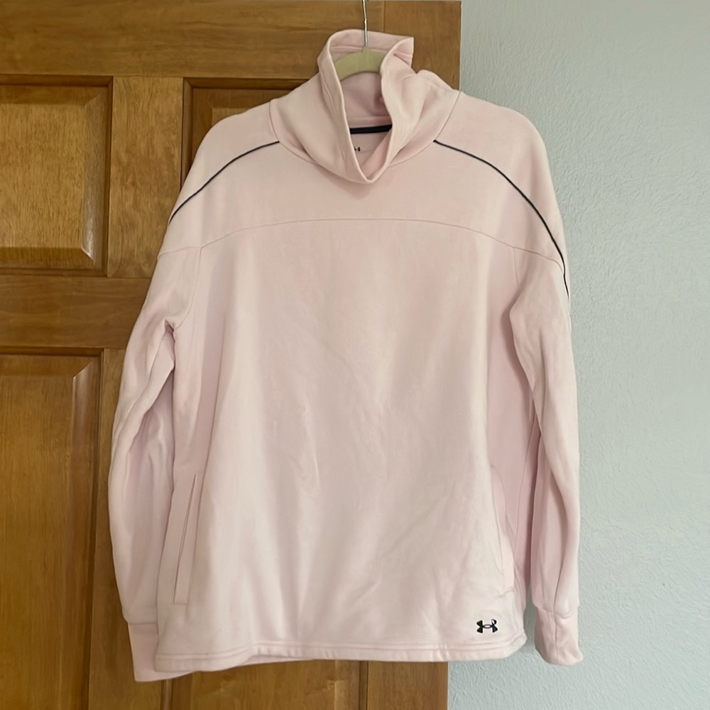 Under Armour pink sweatshirt, women’s size Large